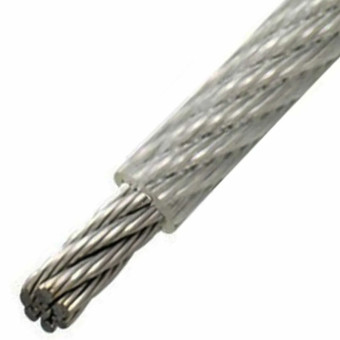 Рекомендуем купить Трос ART 814593 (DIN 3055) Ø 5мм/7мм в ПВХ оплетке, конструкция 7х7, нерж. сталь А4