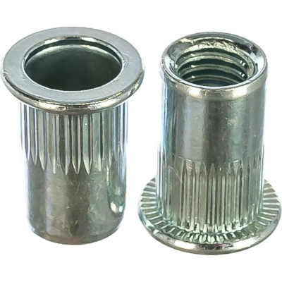 Рекомендуем купить Заклепка М10x22 с внутренней резьбой, насечками и цилиндрическим бортом, оц. сталь