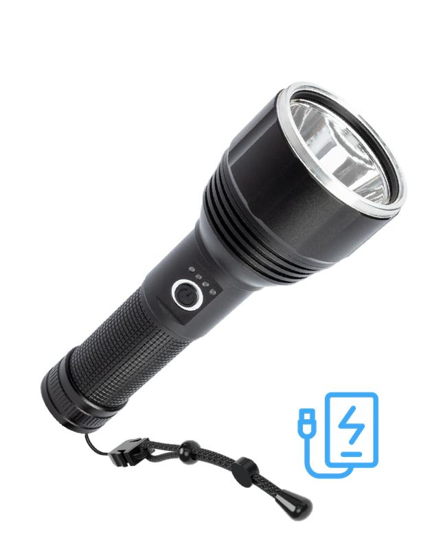 Рекомендуем купить Фонарь аккумуляторный ручной 20Вт LED съемный Li-ion 26650 5000мА.ч Power-bank корпус анодир. алюм. индикатор уровня заряда USB-шнур type C ремешок ручной КОСМОС KOC130Lit