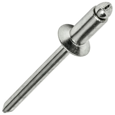 Рекомендуем купить Заклепка вытяжная открытая 3.2x8 со стандартным бортом, оц. сталь / оц. сталь