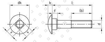 DIN 603 M5X45 A4 - №4