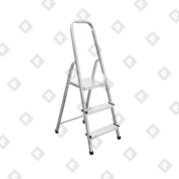 Стремянка Biber 98003 алюминиевая 3-х ступенчатая - №1