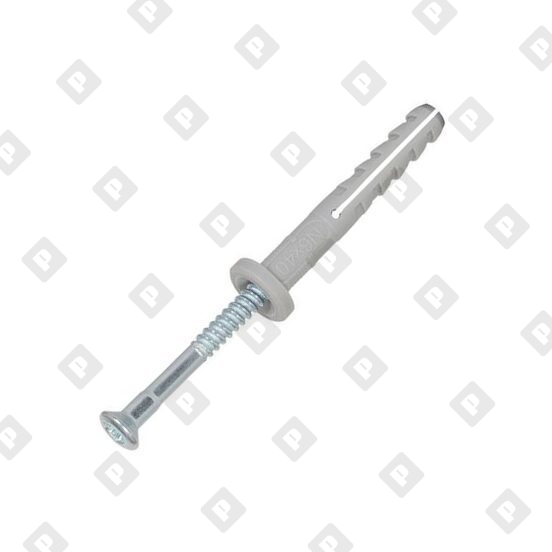 Гвоздевой дюбель fischer N 8x120/80 F с цилиндрическим бортиком - №1