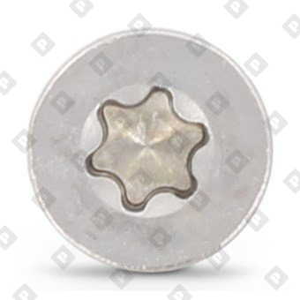 Винт ISO 10642 (DIN 7991) M4x16 с потайной головкой и шлицем TORX, нерж. сталь А2 - №2