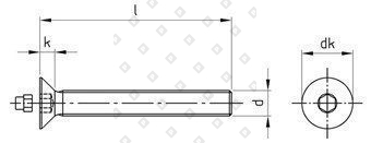 Art. 9141 A2 M6X50 с заглушкой - №4