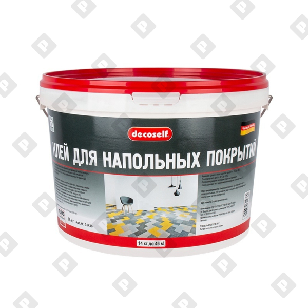 Клей для напольных покрытий PUFAS, Decoself (14 кг) - №1