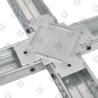 Соединитель профелей ПП 60х27 одноуровневый (краб), оц. сталь - №2