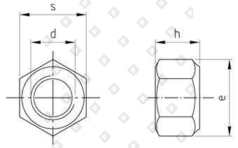 М18х1,5 DIN 985 нерж. сталь A4 - №5