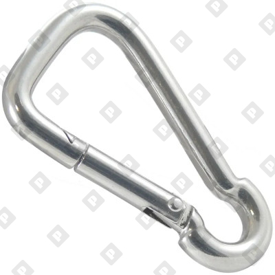 Карабин ассиметричный ART 814841 11x120, нерж. сталь A4 - №1