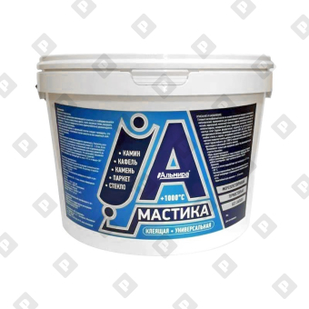 Мастика универсальная клеящая жаростойкая Альмира (9 кг) - №1