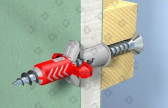 Универсальный дюбель fischer DUOPOWER 14x70 мм - №8