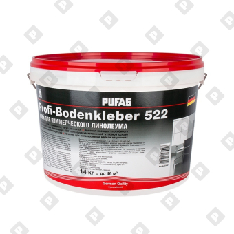 Клей для напольных покрытий PUFAS, Profi-Bodenkleber 522 (14 кг) - №1