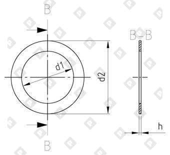 DIN 988 A2 35X45X1,0 - №3
