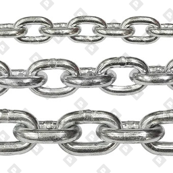 Цепь короткозвенная DIN 766 Ø13x36, нерж. сталь A2 - №3