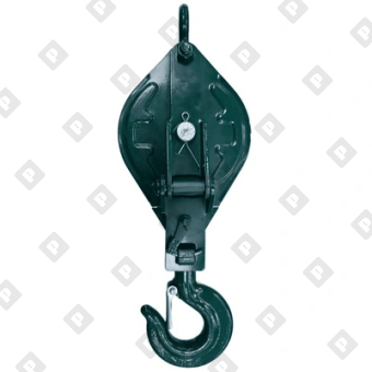 Блок двойной монтажный грузовой с крюком, г/п 1.5т - №1