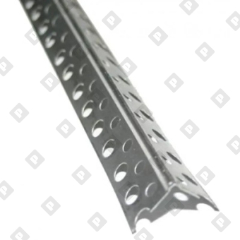 Уголок перфорированный PL 20x20x3000x0.4 мм, оц. сталь - №1