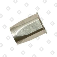 Заклепка М4x12 шестигранная с внутренней резьбой и уменьшенным бортом, нерж. сталь A2 - №1