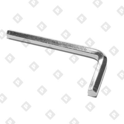 Ключ L-образный  шестигранный DIN 911, внутренний SW4, оц. сталь - №1