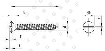 DIN 7973 A2 C 4,2X13 - №4